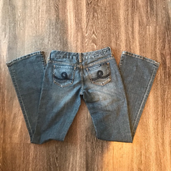 EUC 7 FAM bootcut jeans size 25 - Picture 6 of 8